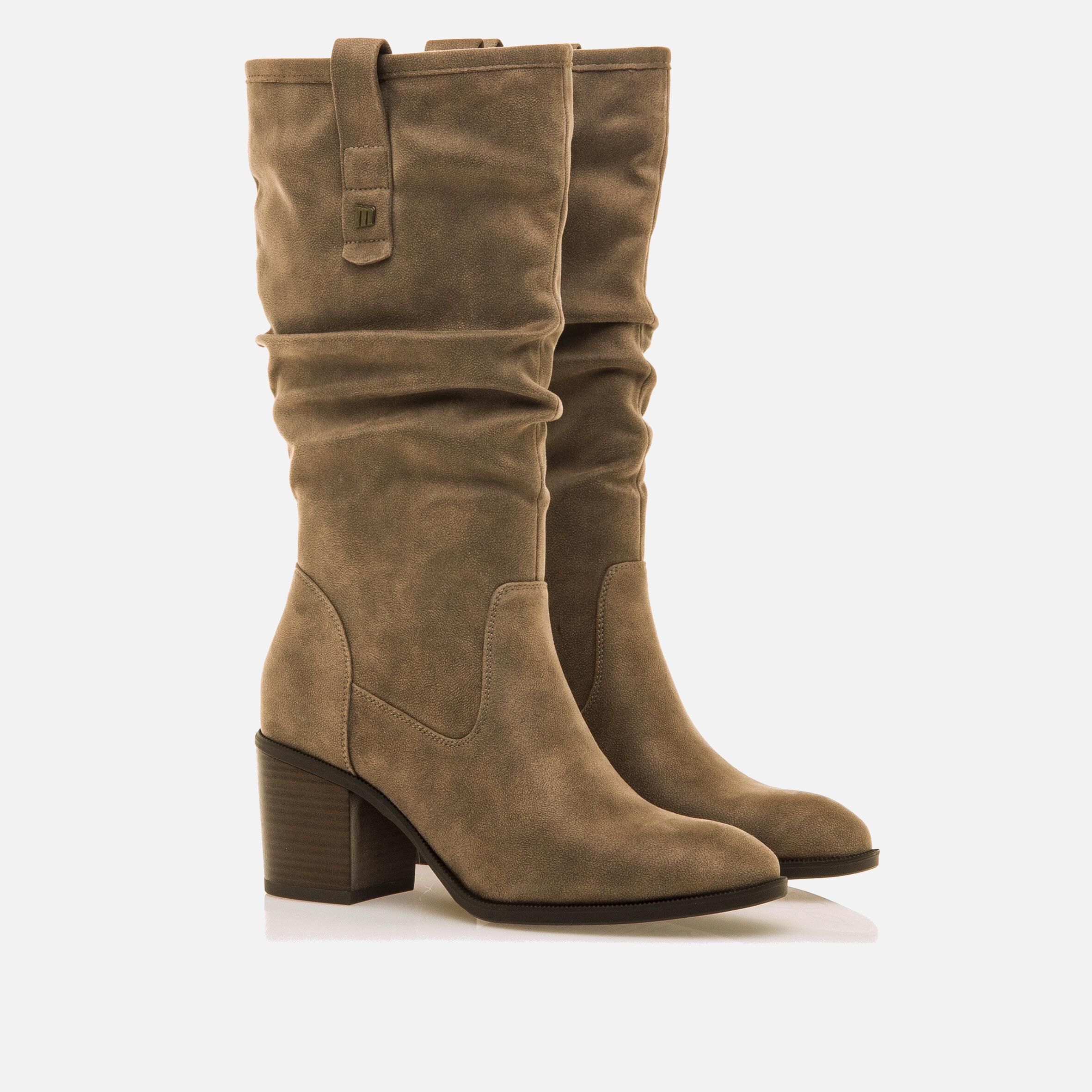 Buy MIRIANA brown 58305 HIGH HEELED BOOTS Mtng for WOMAN